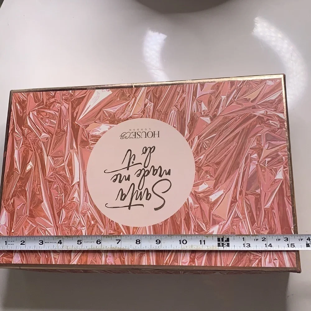 House of CB London Santa Made me do it pink holiday gift box